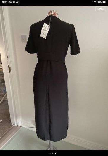 dress bnwt black Zara dress size xsmall fit 8/10