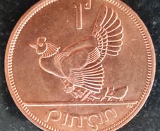 Ireland 1965 Penny coin