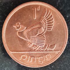 Ireland 1965 Penny coin