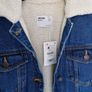 Bershka Oversized Denim Fleece Jacket Image 3