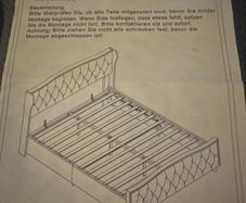 Bed European Double with Gas Lift-Self Assembly