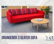 Orangebox 3 Seater Reception Sofa - Grade A