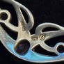 925 Sterling Silver Celtic Design with Amethyst stone Necklace Image 3