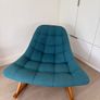 Kolton Rocking Chair Teal Blue - Made.com Image 3