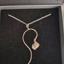 Elena Brennan Lily Peace Pendant Sterling Silver with 14ct gold Stamen Image 2