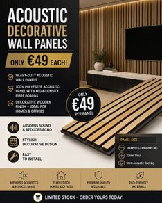 Acoustic Wall Panels Oak