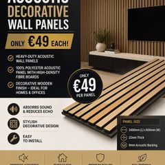 Acoustic Wall Panels Oak