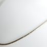 Vintage 925 Sterling Silver Snake Chain Necklace length 19" - 4,4g Image 2