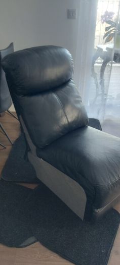 3 Seater Reclining Leather Sofa