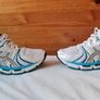 Asics gel kayano 18 sky blue/white Size 6.5 eu 40 in like new condition Image 4