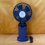 Portable LED Digital Display Handheld Fan (Blue) 5 Speed Image 3