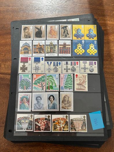 Stamp Collection Bundle GB Britain 1990-1999 MNH / FDC and more