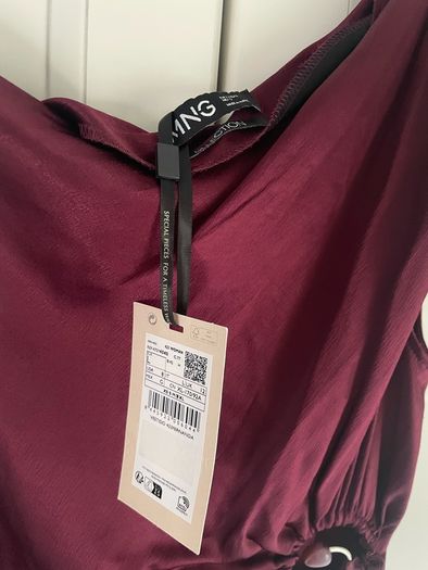 mango one shoulder dress