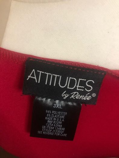 Attitudes red dress (3XL)
