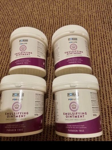 Two Brand New Sealed Foran For- Life Emulsifying Ointment 500g Each