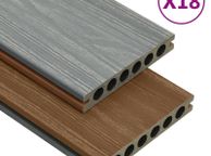 main image for ad WPC Decking Boards with Accessories Brown and Grey 36 m.sqr 2.2 m