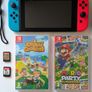 Nintendo Switch with 4 games and Case Image 2