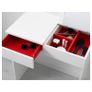 IKEA BRIMNES Dressing Table with Built-in Mirror - White Image 3