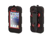 Griffin Survivor Case for iPhone 4/4S - Black/Red