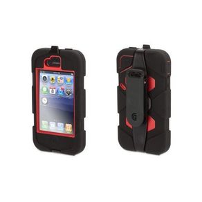 Griffin Survivor Case for iPhone 4/4S - Black/Red