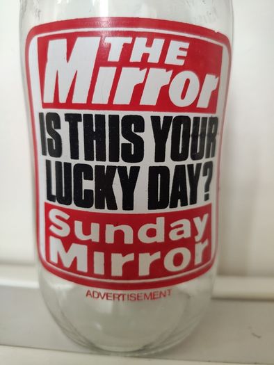 1986 Unigate Milk bottle - The Mirror