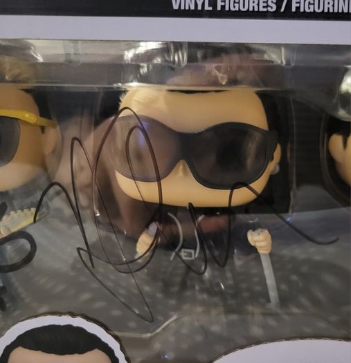 U2 signed Funko pop box set