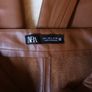 Zara  Faux Leather Trousers. S . L -.14.  New- No Tag. Image 5