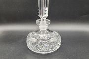 Waterford Crystal Round Perfume Bottle &amp; Stopper - Signed