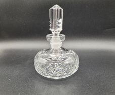 Waterford Crystal Round Perfume Bottle & Stopper - Signed