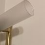 Floor Lamp Gold and Frosted Glass Image 5