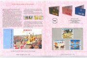 1993 Jersey (Channel Islands) Stamp Year Book (softback) issued by Jersey Post with 12 images of content