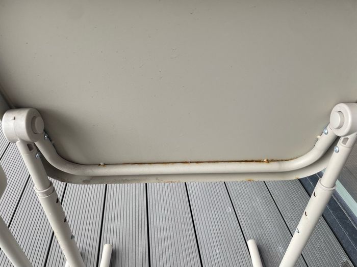2 IKEA BJORKASEN laptop stands + 1 side table - rusty - EUR 5 for all