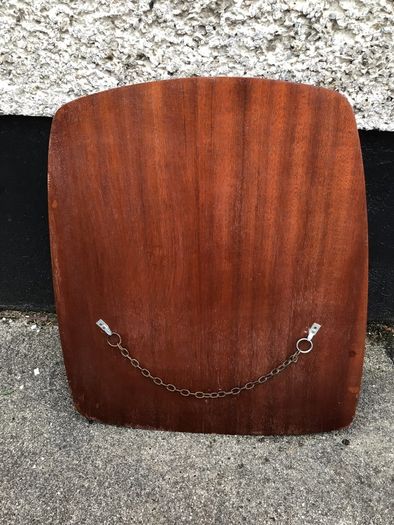 Stunning large mid-century Mirror on wood