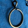 30 heavy duty antique brass curtain pole rings and accessories Image 3