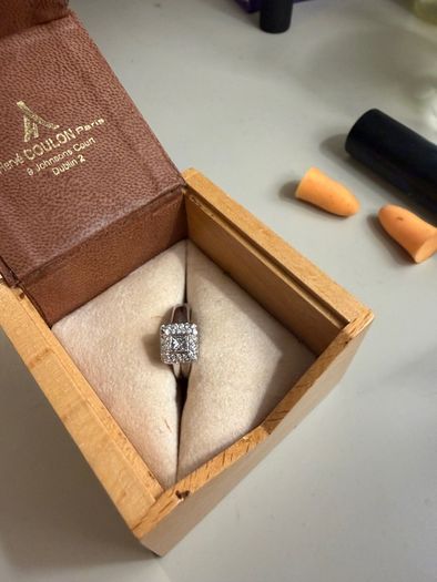 Herve coulon 18ct white gold and diamond