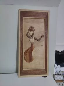 hand crafted wooden wall art