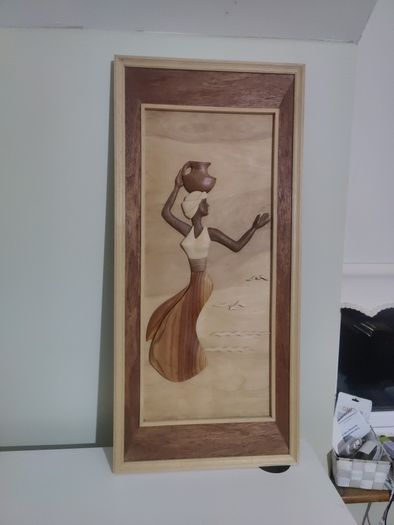 hand crafted wooden wall art