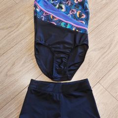 Girls leotard with shorts