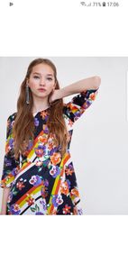 ZARA NEW midi floral dress