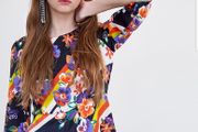 ZARA NEW midi floral dress