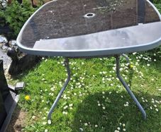 PATIO table and 4 chairs