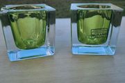 Pair of Murano glass candlesticks