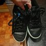 beautiful black leather Adidas runners Image 7