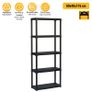BRAND NEW 5 Shelves black for home organizer Image 2