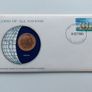 Grenada 1965 Vintage Coin Stamp cover BUNC Image 2