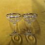 RARE FIND - VTG 1973 Treasure Master Happy Anniversary  - Happy Couple Champagne Toast glasses Image 2