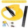 Humane Bucket Lid Mouse Rat Trap - Mouse Trap Indoor Outdoor for Home, Drop in The Bucket Mouse Trap no kill, Multi Catch, Auto Reset, Slide Bucket Lid Mouse Rat Trap Image 2