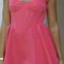 Occasion wear dress revolve Bardot mini corset bodice dress size medium Image 8