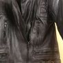 Leather Vintage Biker Jacket Image 10
