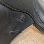 Fairfax black leather saddle with girth. High quality black leather Fairfax saddle in great condition. Comes with a matching girth as shown in the photos. Perfect for everyday riding or training. Image 2